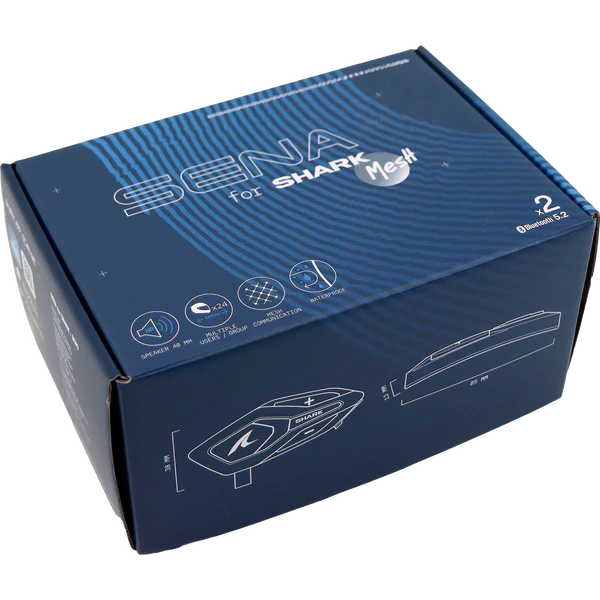 Interfono SENA for SHARK - MWD Grey Doppio