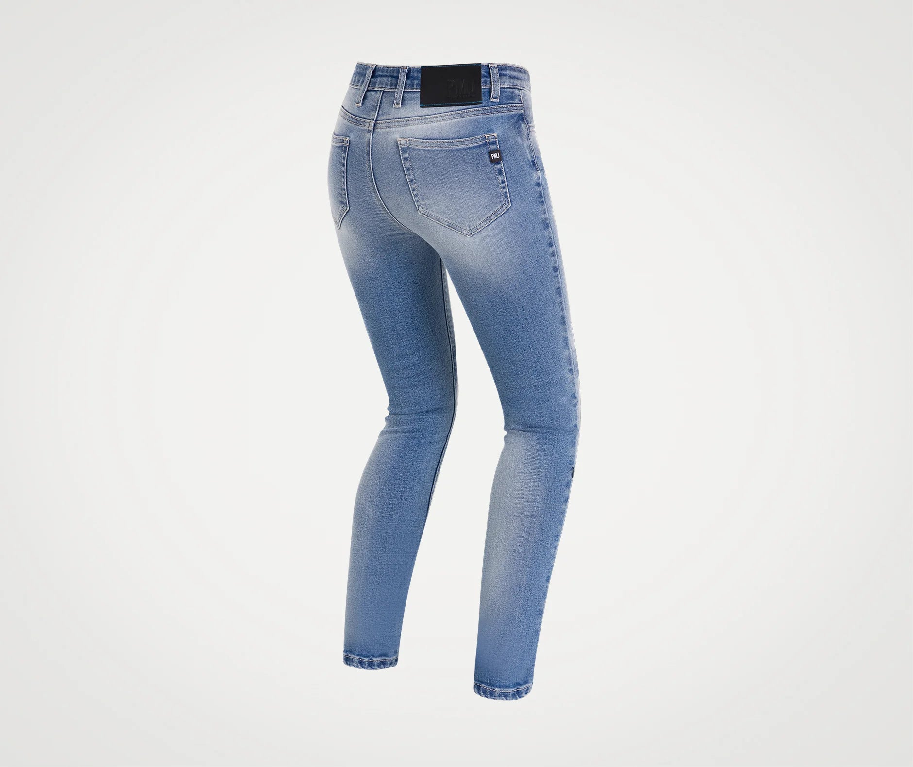 Jeans Moto Donna PMJ GINEVRA Blu Con Protezioni CE