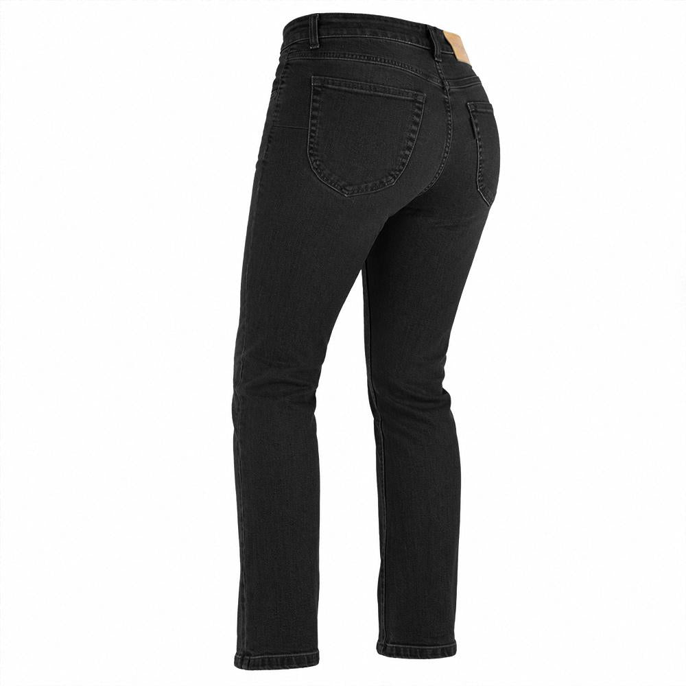 Jeans Moto Donna S-LINE Street Rider Nero Con Protezioni
