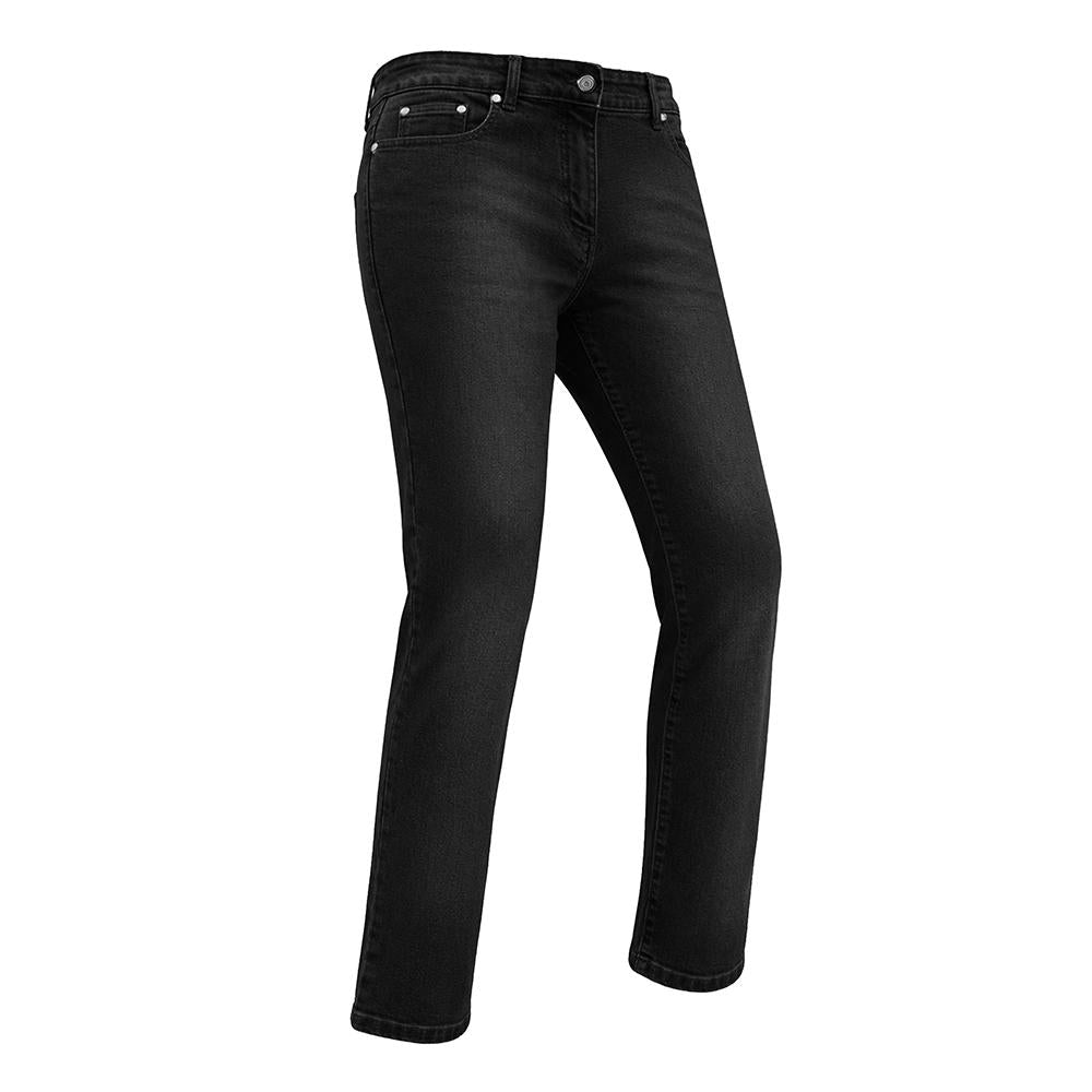 Jeans Moto Donna S-LINE Street Rider Nero Con Protezioni