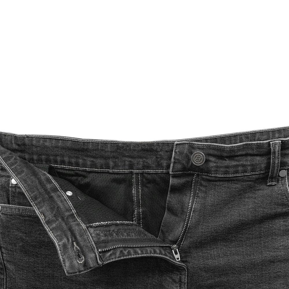 Jeans Moto Uomo S-LINE Street Rider Nero Con Protezioni