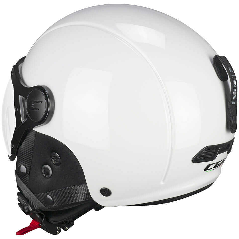 Casco CGM E-Bike 801A EBI Mono Bianco Con Visiera Sagomata