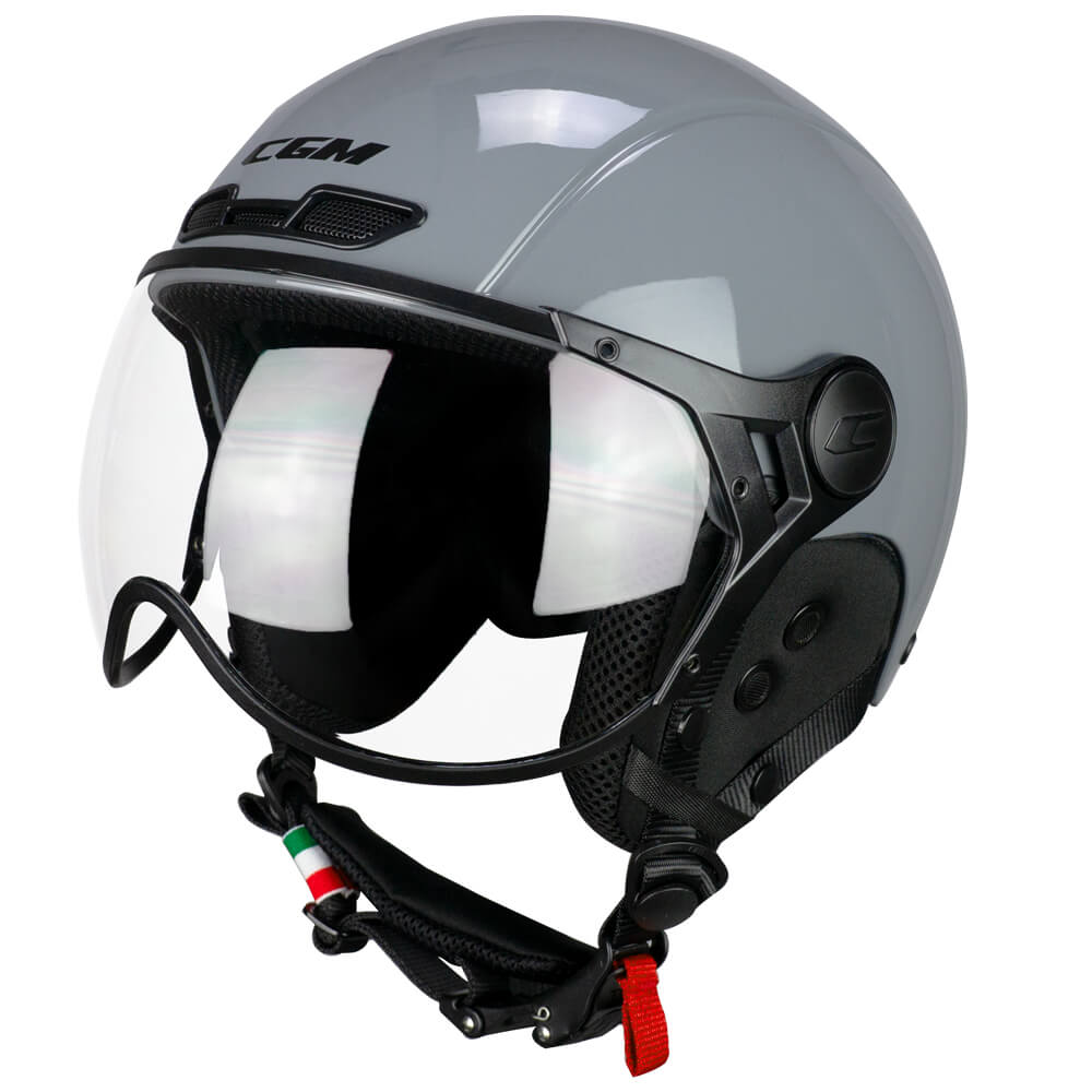 Casco CGM E-Bike/Scii 801A EBI MONO Grigio Lucido