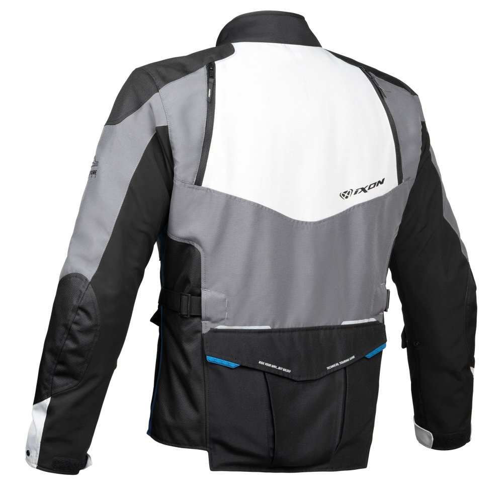 Giacca Touring Ixon Balder Adventure Classe AA 3 Strati 100% Impermeabile