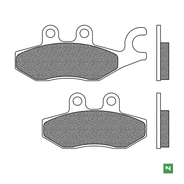Pastiglie Freno Posteriori FD0365 Piaggio MP3 125 - NewFren