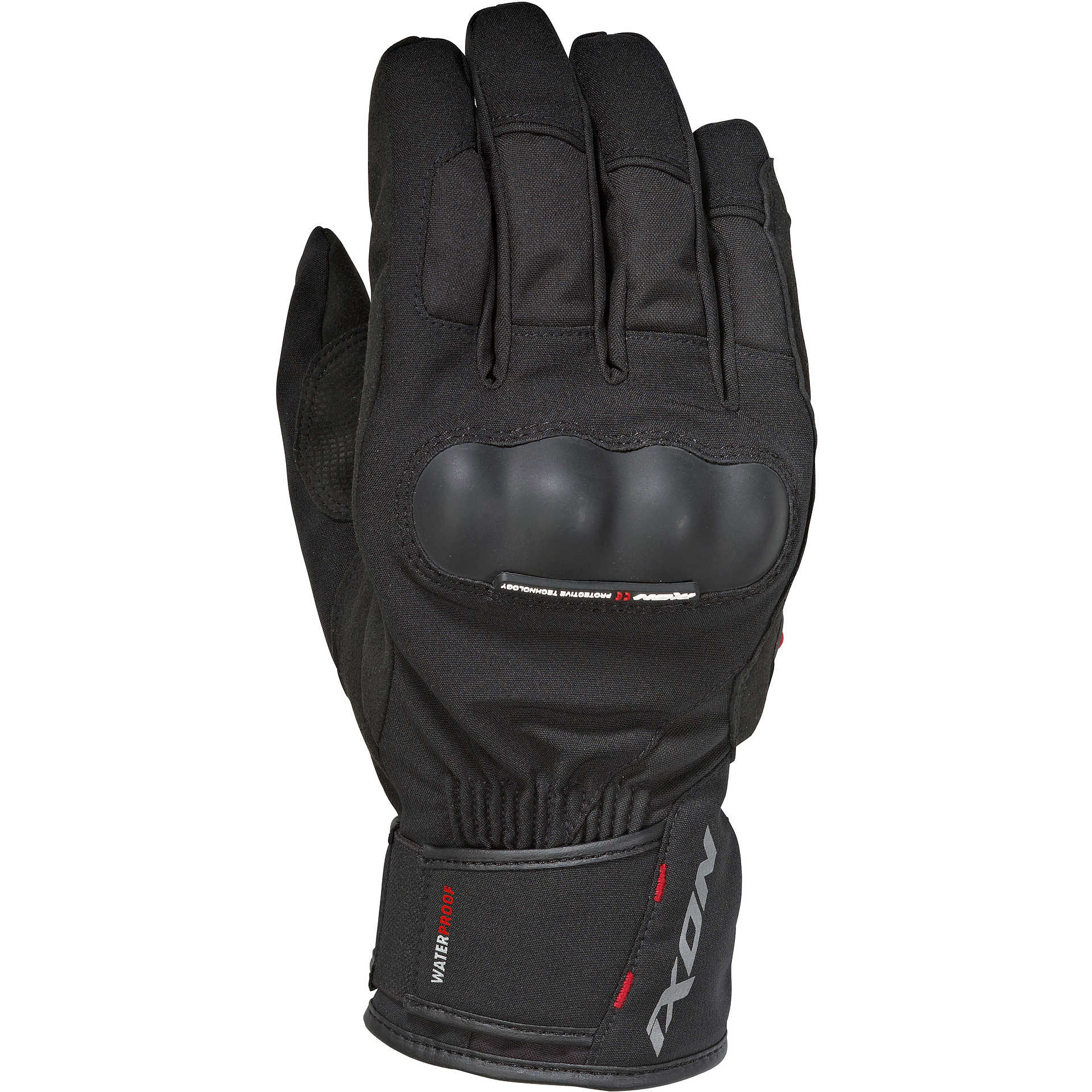 Guanti Invernali Ixon Pro Russell Con Protezioni Certificate Immpermeabili Colore Nero