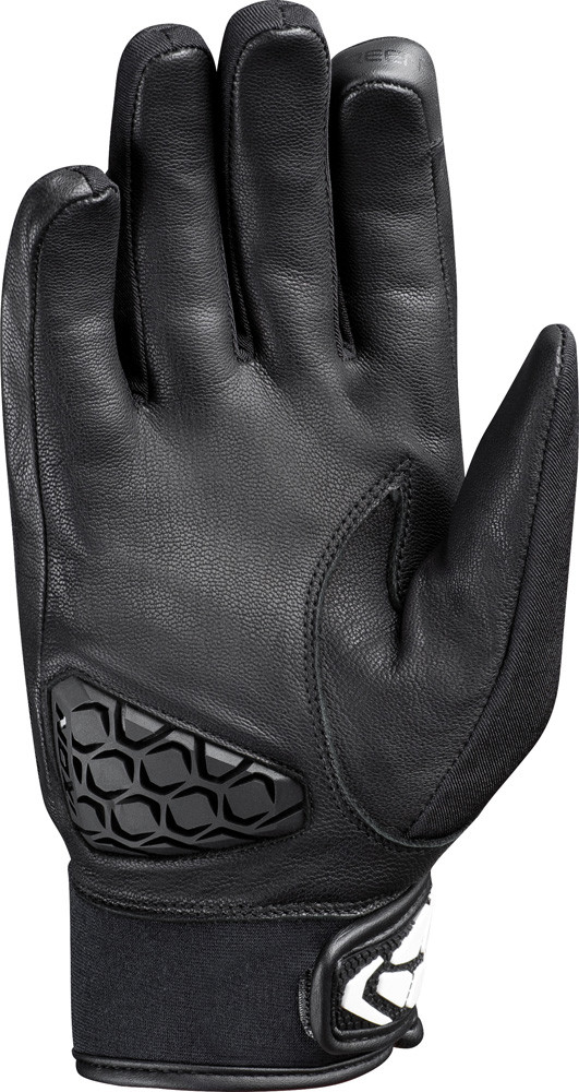 Guanti Ixon Ms Picco Nero/Bianco Con Protezioni Certificate Impermeabile
