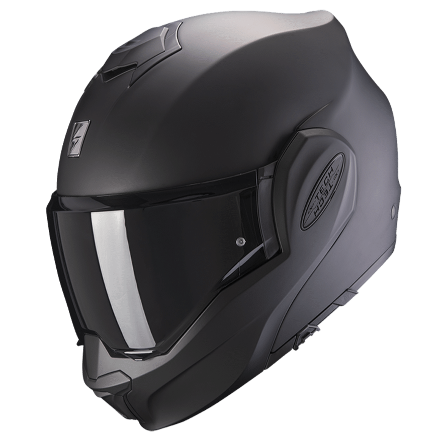 Casco Moto Modulare Scorpion EXO-TECH Evo Nero Opaco