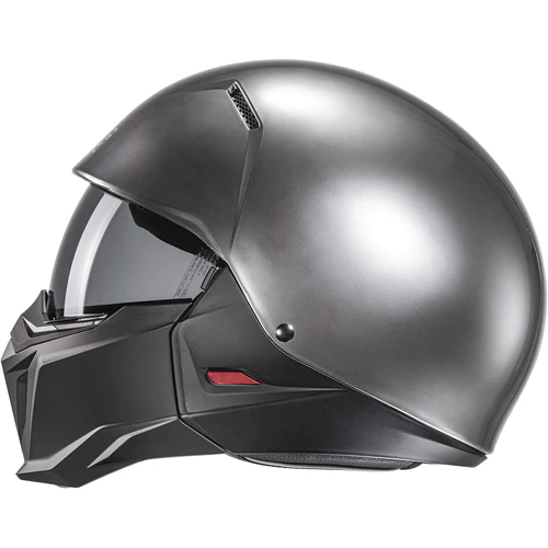 Casco Hjc i20 Jet Con Mentoniera Removibile Hyper SilverCon Occhialino Parasole Nuova Collezione