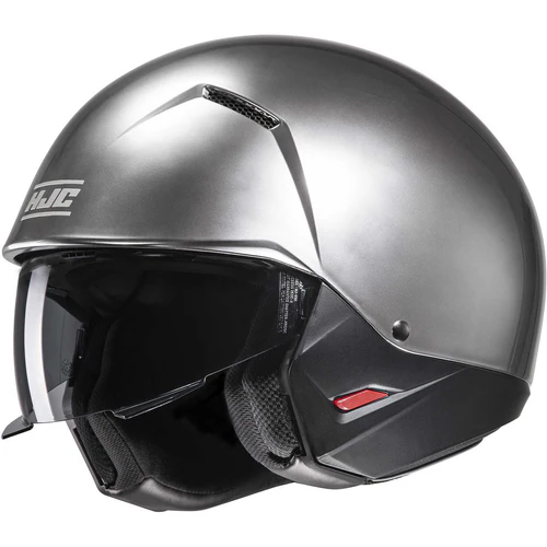 Casco Hjc i20 Jet Con Mentoniera Removibile Hyper SilverCon Occhialino Parasole Nuova Collezione