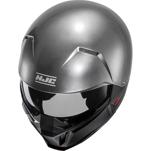 Casco Hjc i20 Jet Con Mentoniera Removibile Hyper SilverCon Occhialino Parasole Nuova Collezione