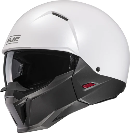 Casco Hjc i20 Jet Con Mentoniera Removibile Bianco Con Occhialino Parasole Nuova Collezione