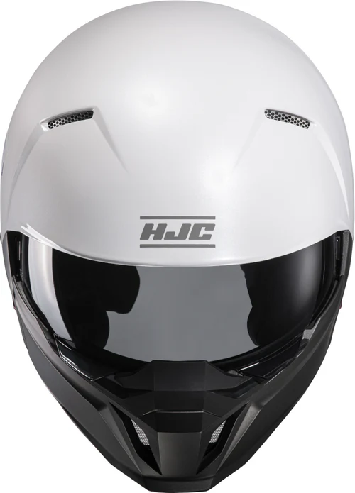 Casco Hjc i20 Jet Con Mentoniera Removibile Bianco Con Occhialino Parasole Nuova Collezione