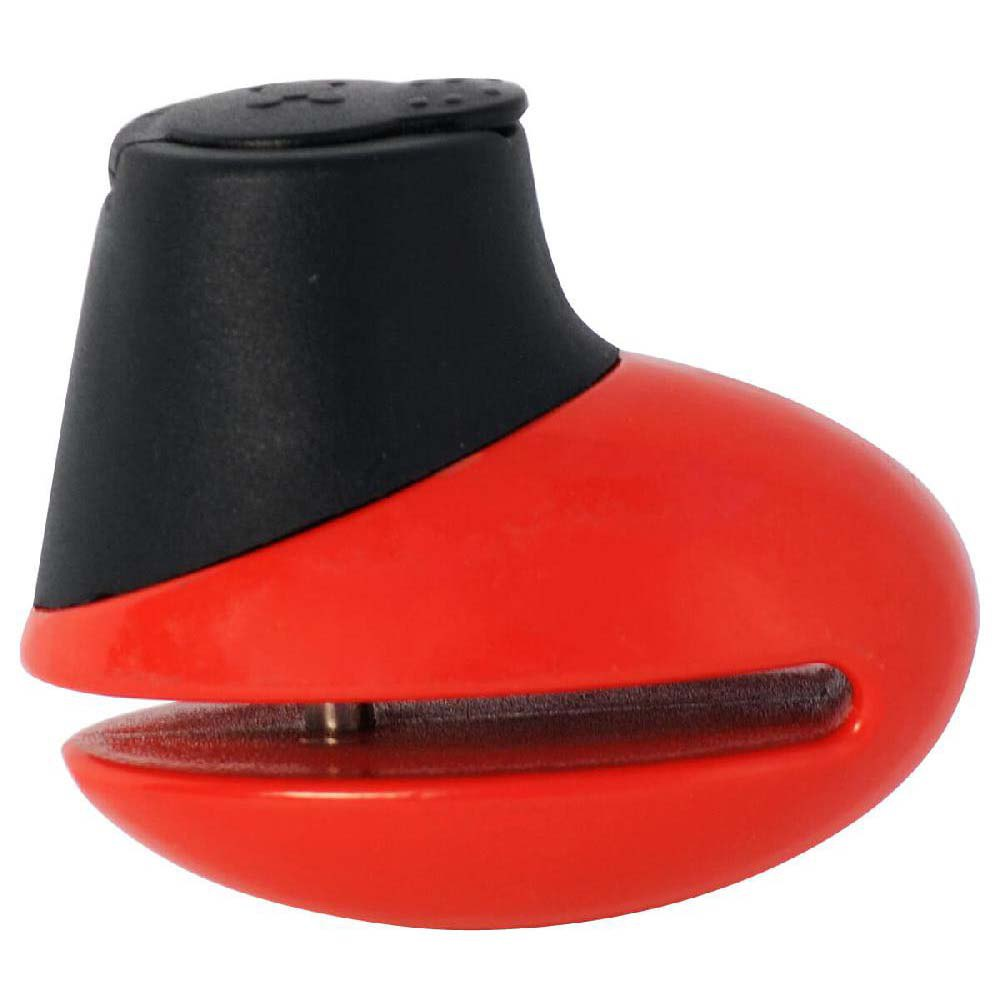 BLOCCADISCO Z14 Rosso da 70 mm con perno da 5 mm in acciaio