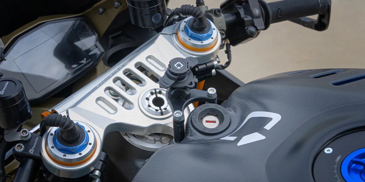 Optiline Custom Panigale V2/V4 Titan Porta Cellulare Per Ducati Panigale