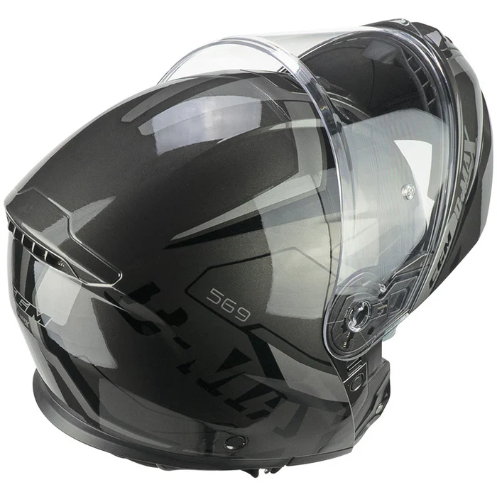 Casco Modulare 569 C-Max City Grafite Nero ECE 22-06 P/J