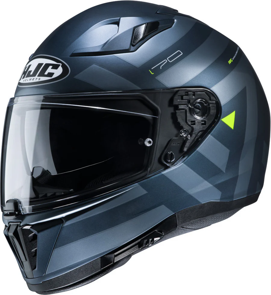 Casco Integrale Hjc i70 Watu Mc4sf Nero/Blu Opaco