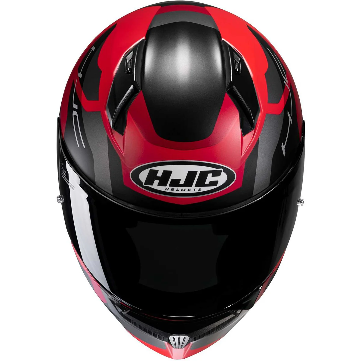 Casco Moto Integrale Hjc C10 Tins MC1SF Nero Opaco Rosso