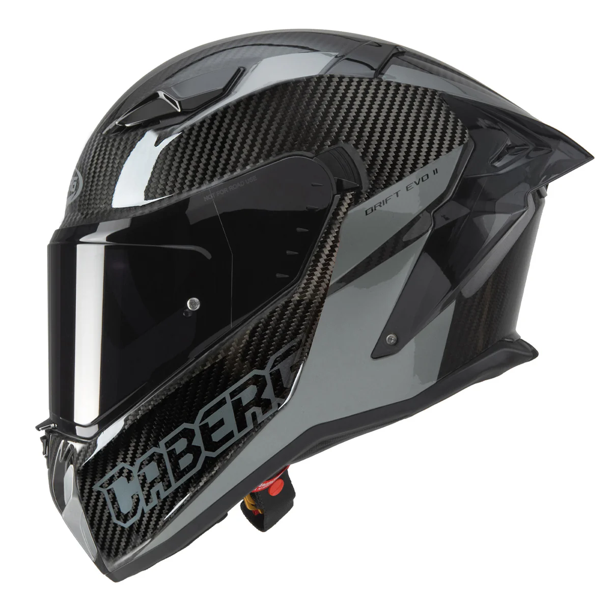 Casco Moto Integrale Caberg Drift Evo 2 Carbon Nova Grigio