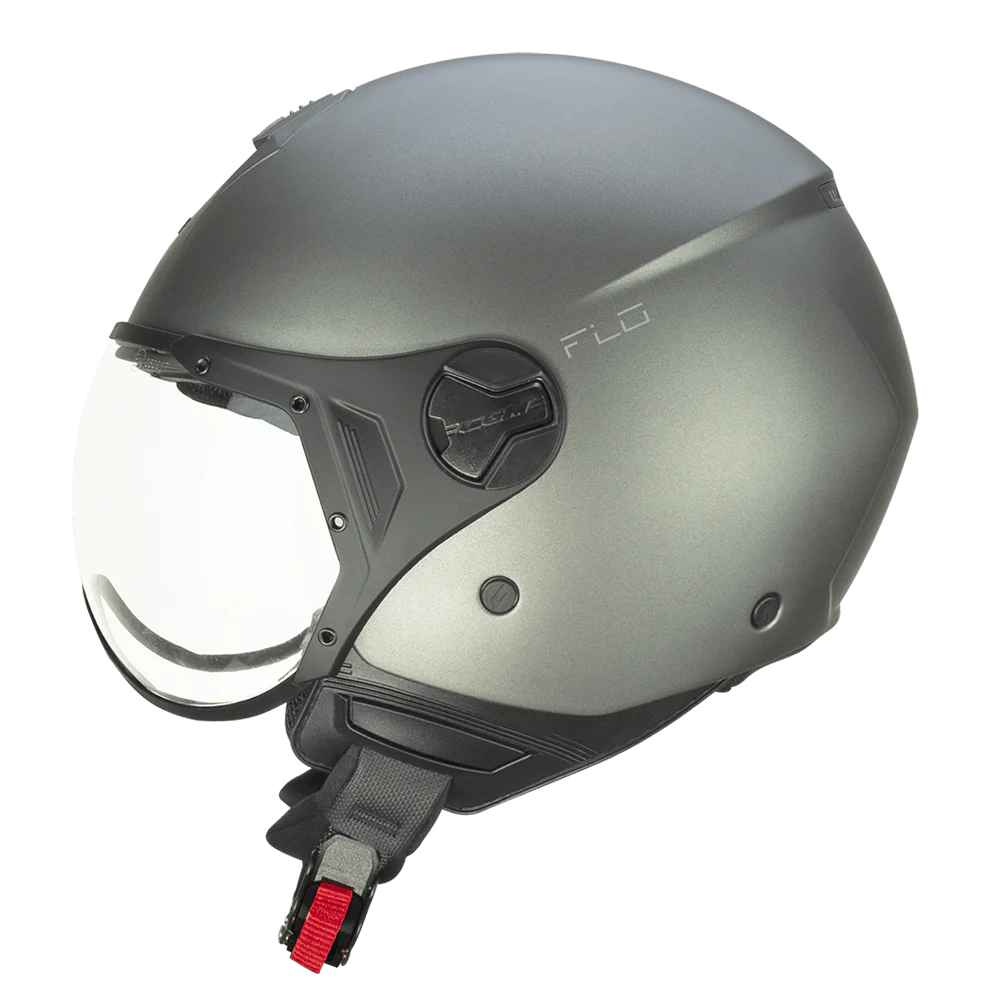 Casco CGM 167A FLO MONO Antracite Satinato Con Visiera Sagomata ECE 22-06