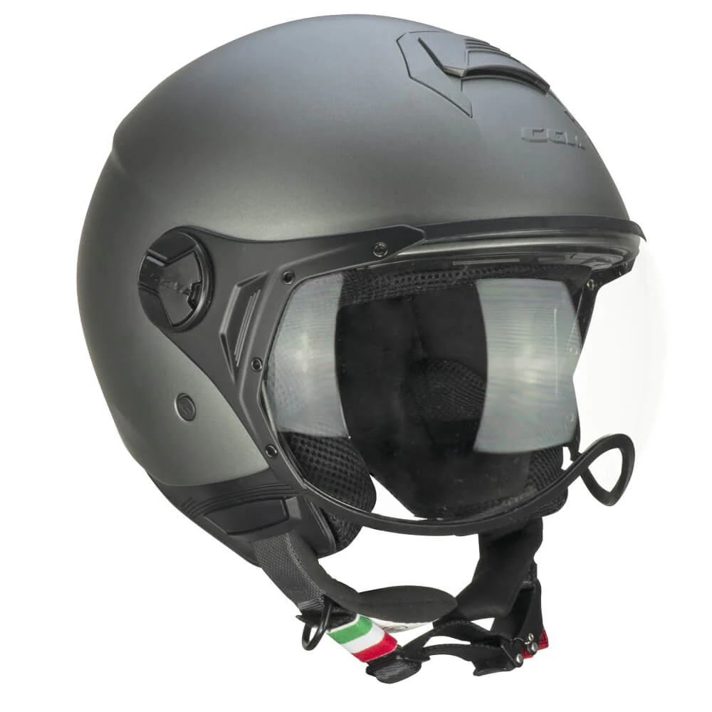 Casco CGM 167A FLO MONO Antracite Satinato Con Visiera Sagomata ECE 22-06