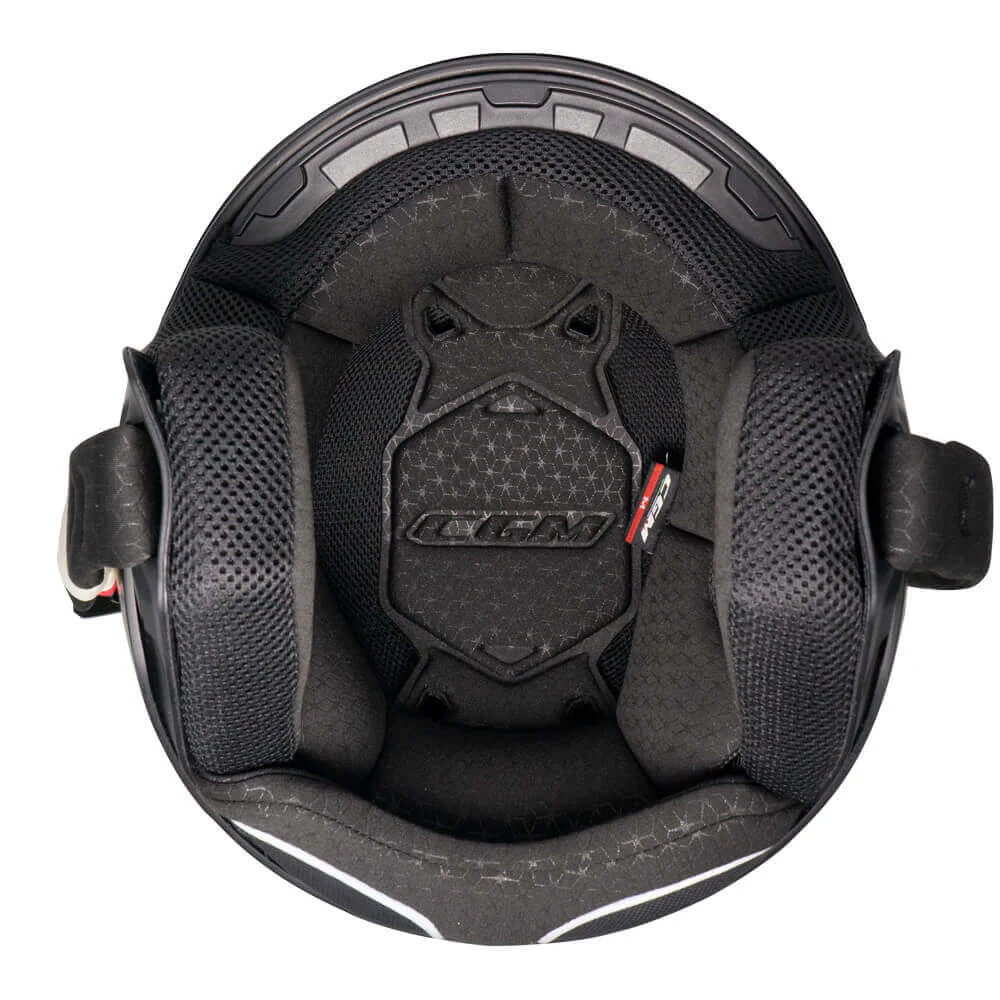 Casco CGM 167A FLO MONO Nero Satinato Con Visiera Sagomata ECE 22-06