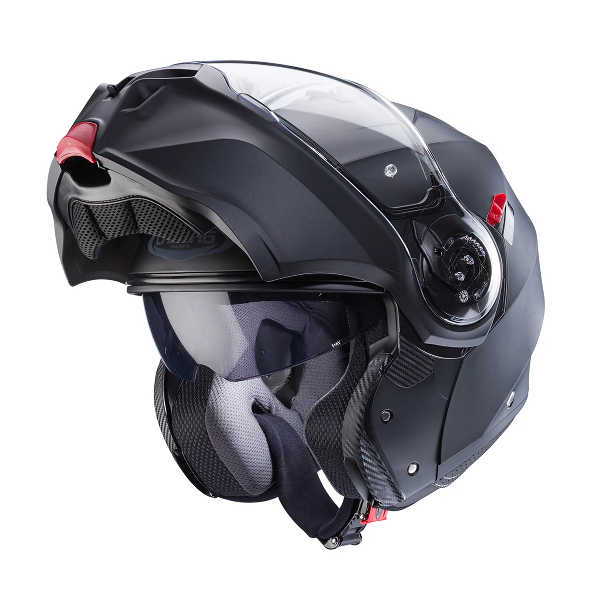 Casco Moto Modulare Caberg Duke Evo Nero Opaco