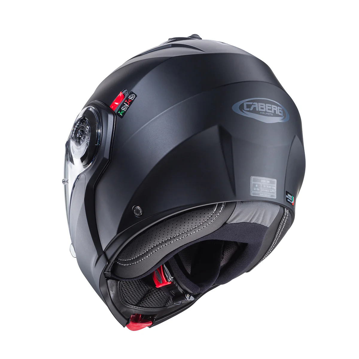 Casco Moto Modulare Caberg Duke Evo Nero Opaco