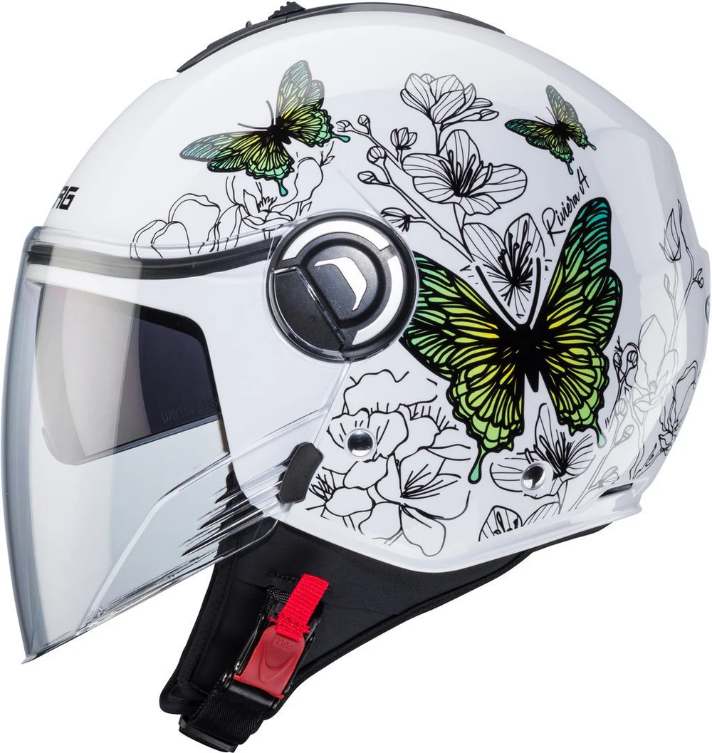 Casco Caberg Jet Riviera V4 X Muse Lady ECE 22-06