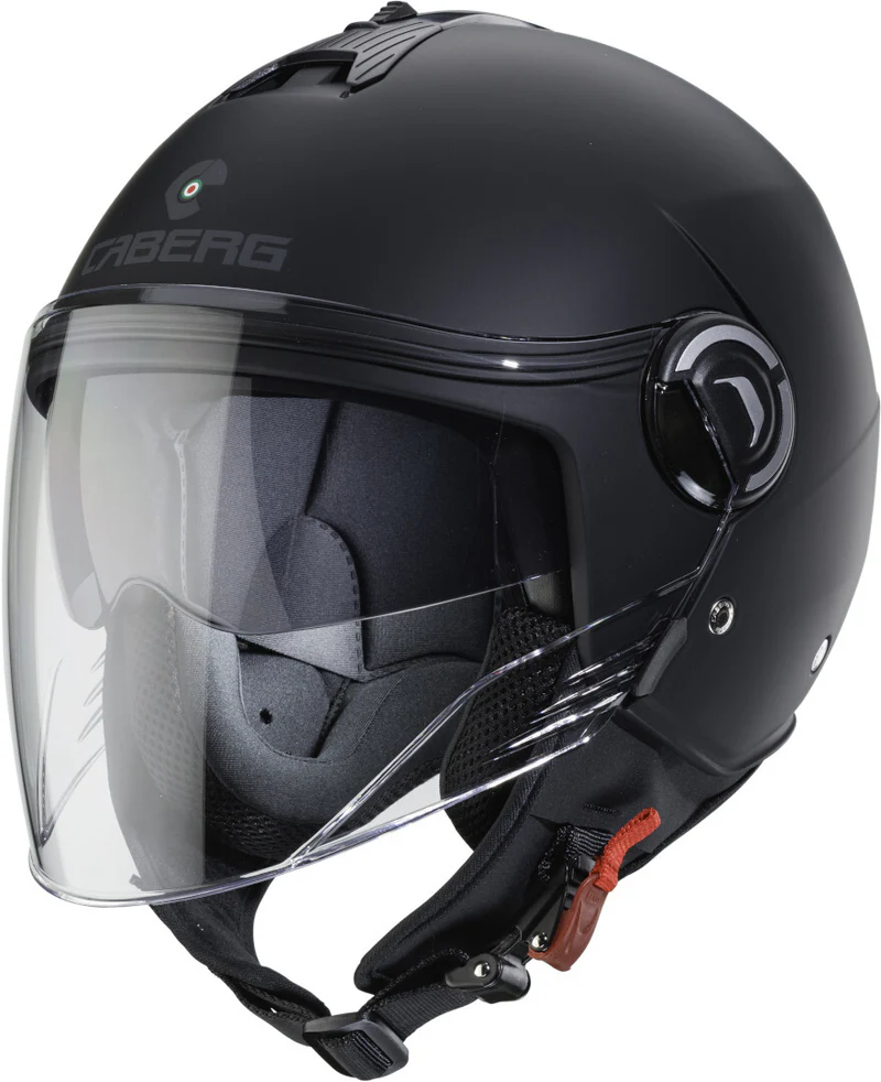 Casco Moto Caberg Jet Riviera V4 X Nero Opaco