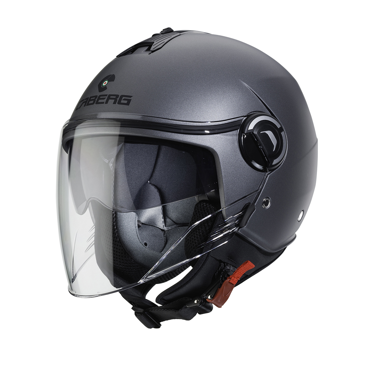 Casco Moto Jet Caberg Jet Riviera V4 X Matt Gun Metal
