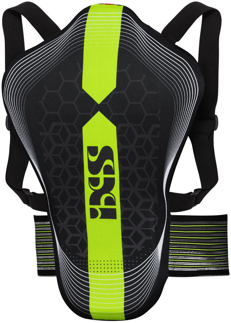 Ixs Protector For Rs-10 Back With Black-Green Fluo Back Strap
