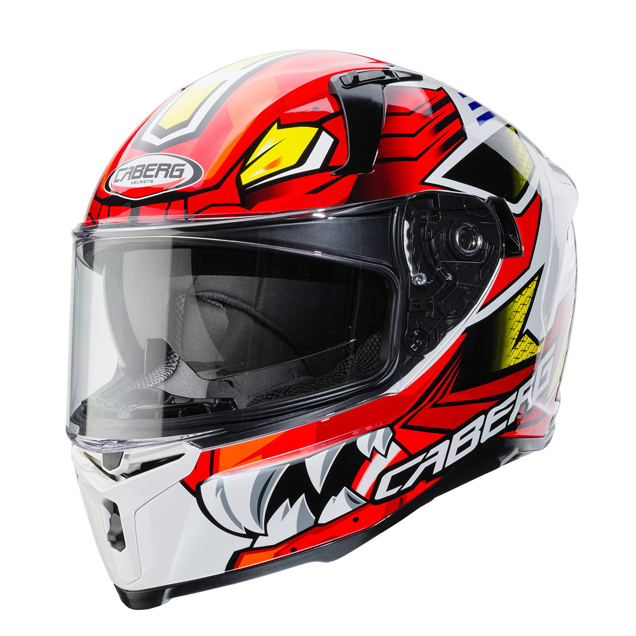 Casco Caberg Integrale Avalon Giga White/Red/Yellow
