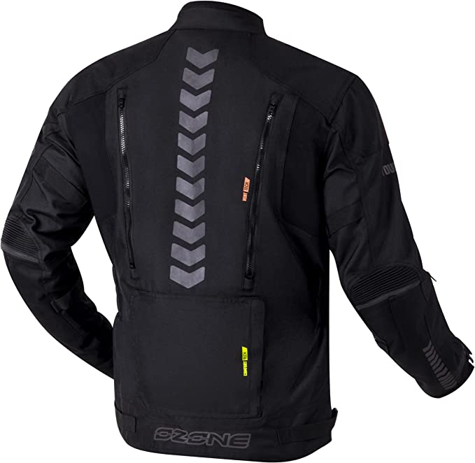Touring Jacket Ozone Tour II Polyester Black 1000D / 600D