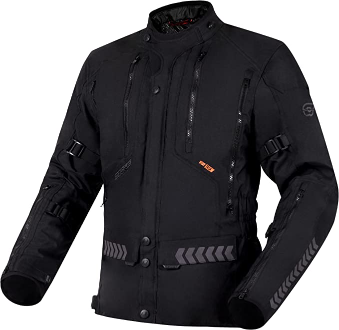 Touring Jacket Ozone Tour II Polyester Black 1000D / 600D