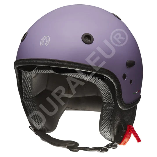 Casco Duraleu Demi-Jet Moto Modello Nudo Varie Colorazioni