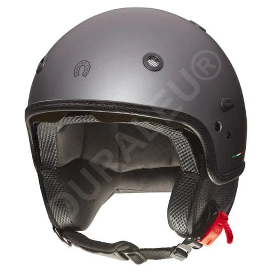 Casco Duraleu Demi-Jet Moto Modello Nudo Varie Colorazioni