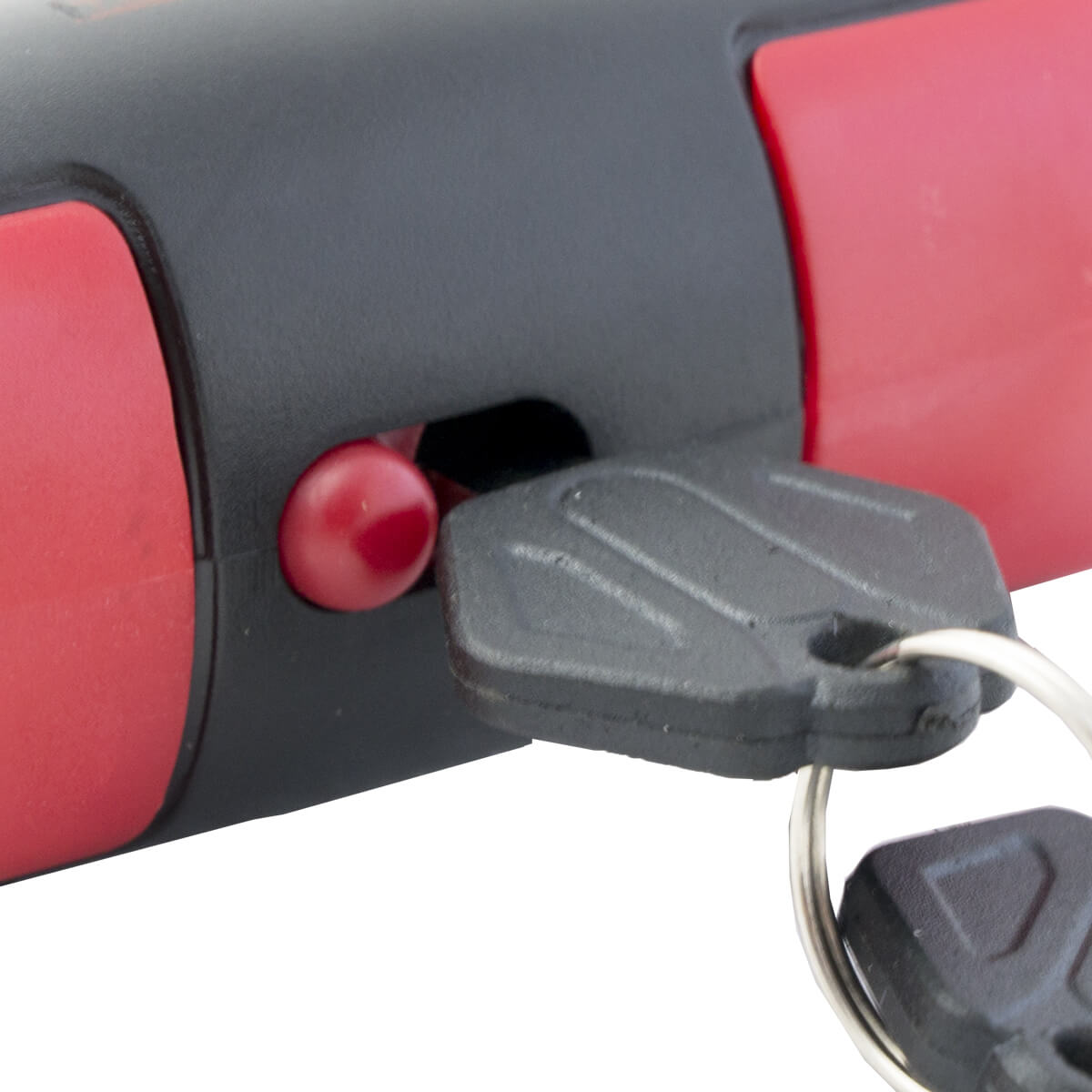 TJMarvin Locking Padlock Covered In Red Pvc Z16