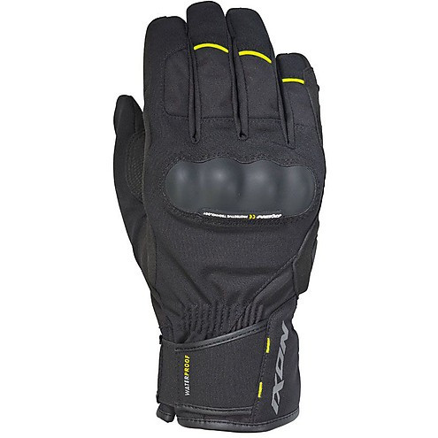 GUANTI IXON MODELLO PRO RUSSELL NERO/GIALLO INVERNALI (7176820424792)
