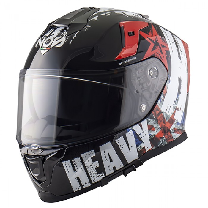 Casco Integrale Nos NS-10 Heavy Con Occhialino Parasole E Pinlock (7178643439704)