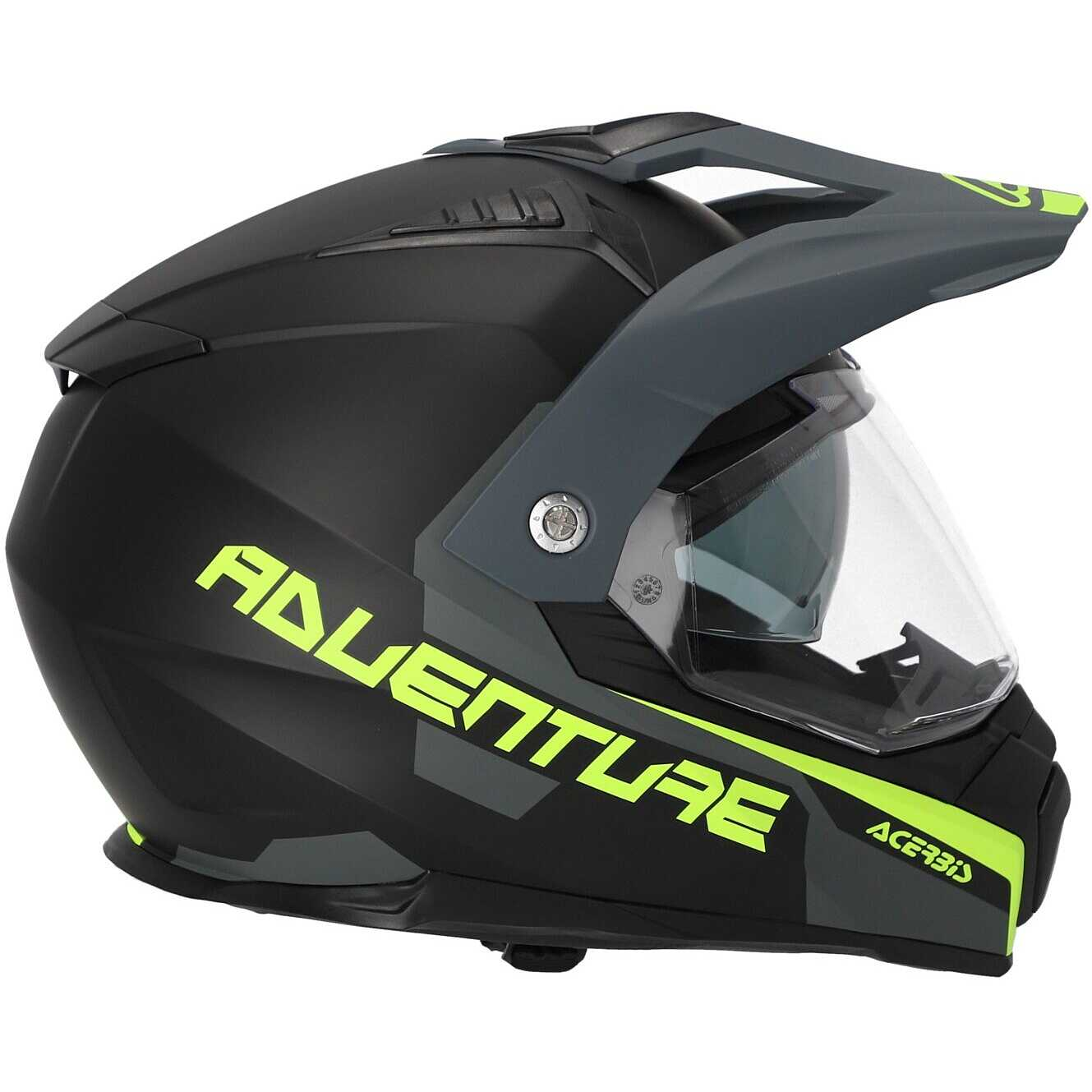 Casco Integrale Acerbis Flip FS-606 Stile Touring Nero/Grigio