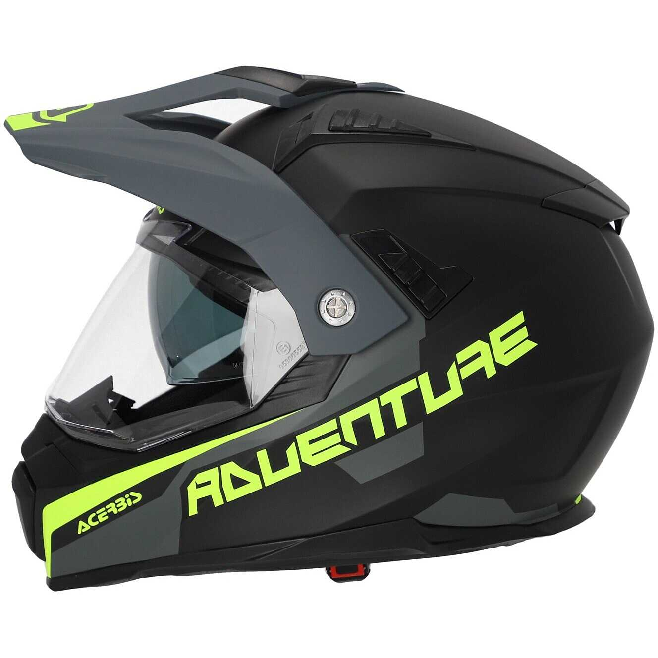 Casco Integrale Acerbis Flip FS-606 Stile Touring Nero/Grigio