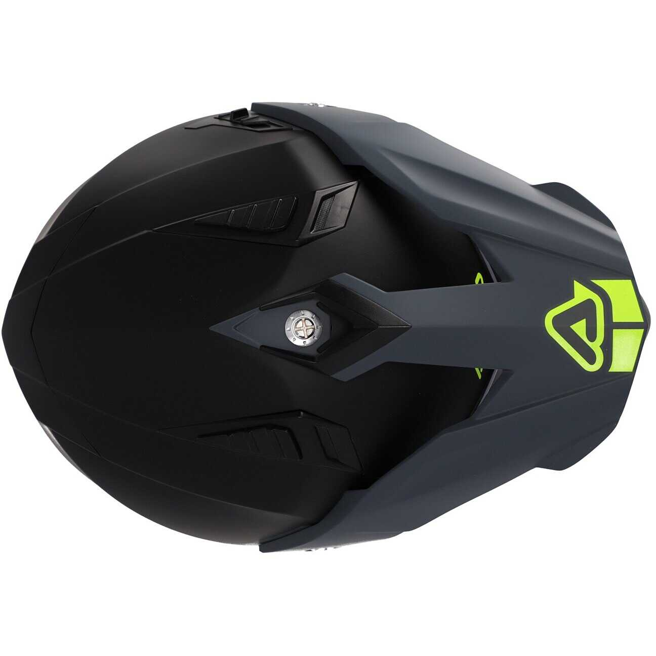Casco Integrale Acerbis Flip FS-606 Stile Touring Nero/Grigio