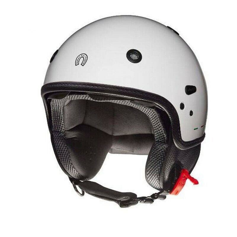 Casco Duraleu Demi-Jet Moto Modello Nudo Varie Colorazioni