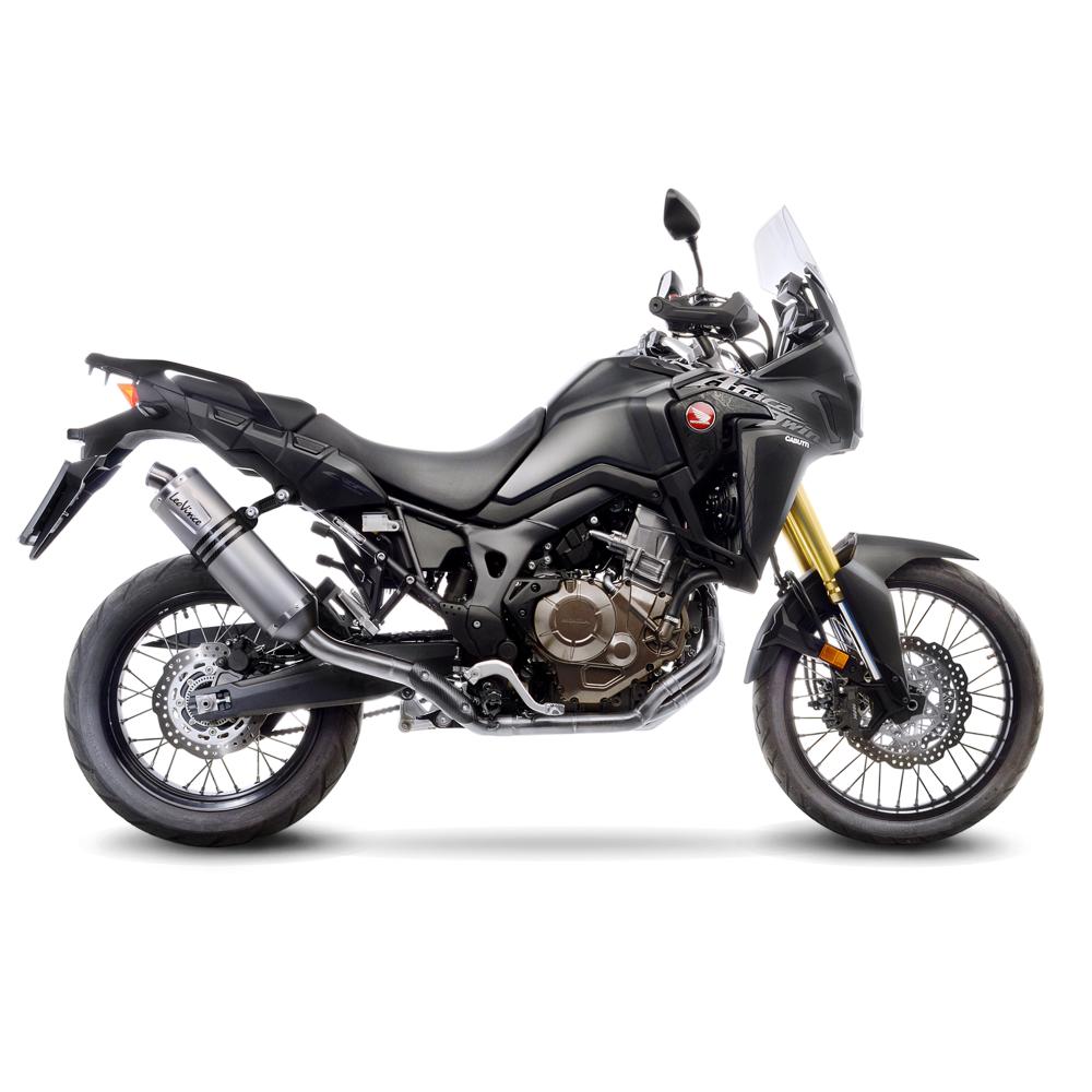 Scarico Leovince LV ONE EVO Honda Africa Twin - CRF 1000 Acciaio Inox