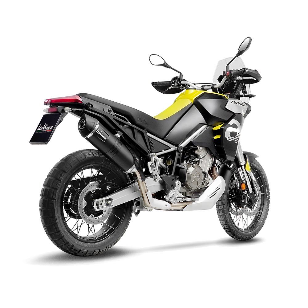 Scarico Leovince LV ONE EVO Aprilia Tuareg 660 - Nero Inox