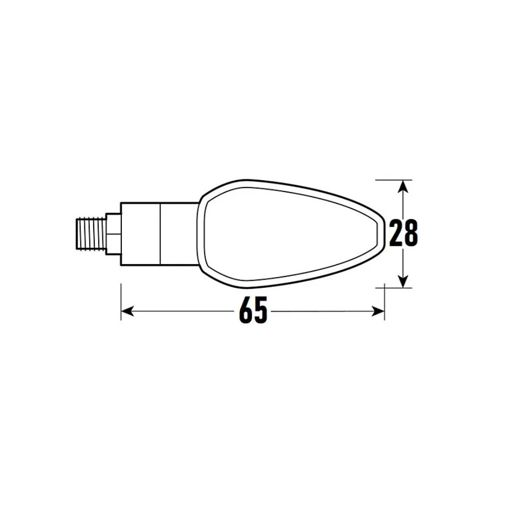 Coppia Indicatori Direzione Arrow - 12V LED 2