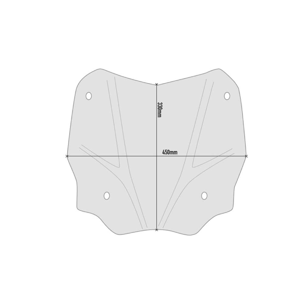 Cupolino Fumé Honda SH 350 2020-2026 2