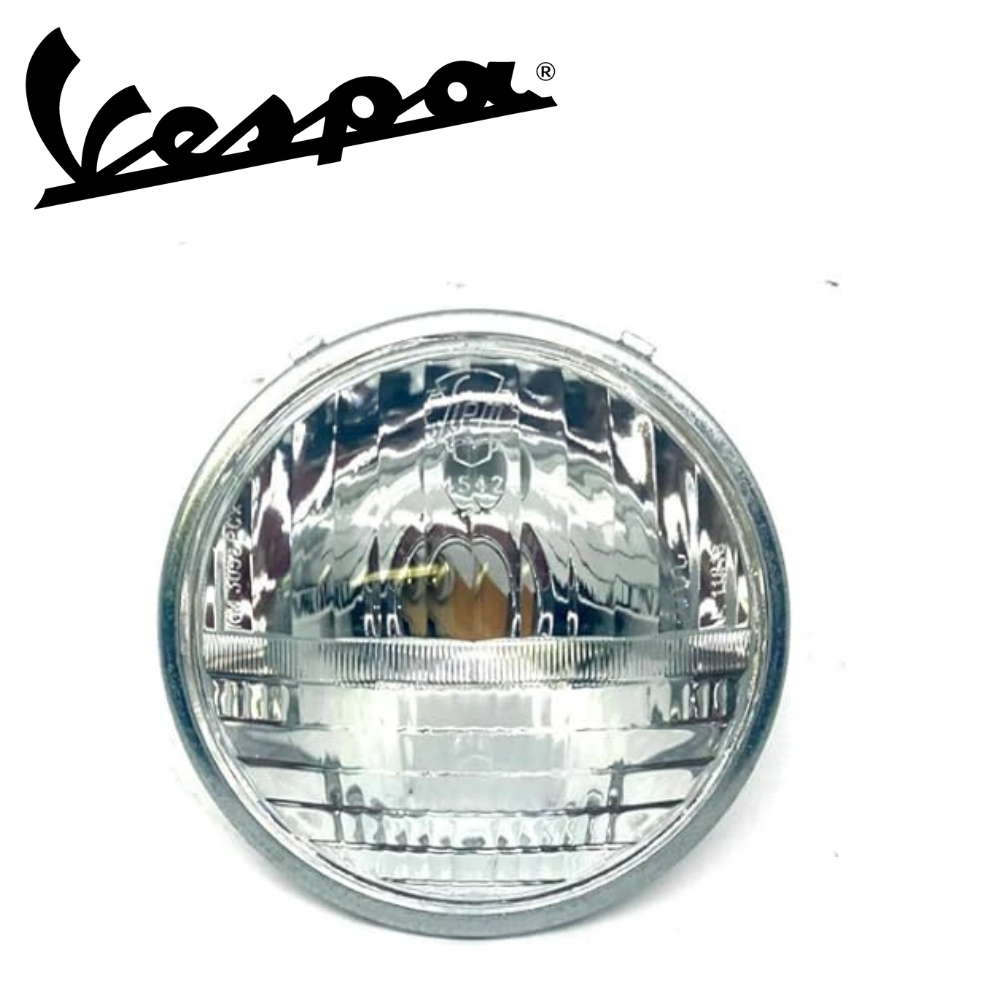 FARO-FANALE-ANTERIORE-ORIGINALE-SIEM-TONDO-Ø-105-IN-PLASTICA-PIAGGIO-VESPA-L-R-N-50