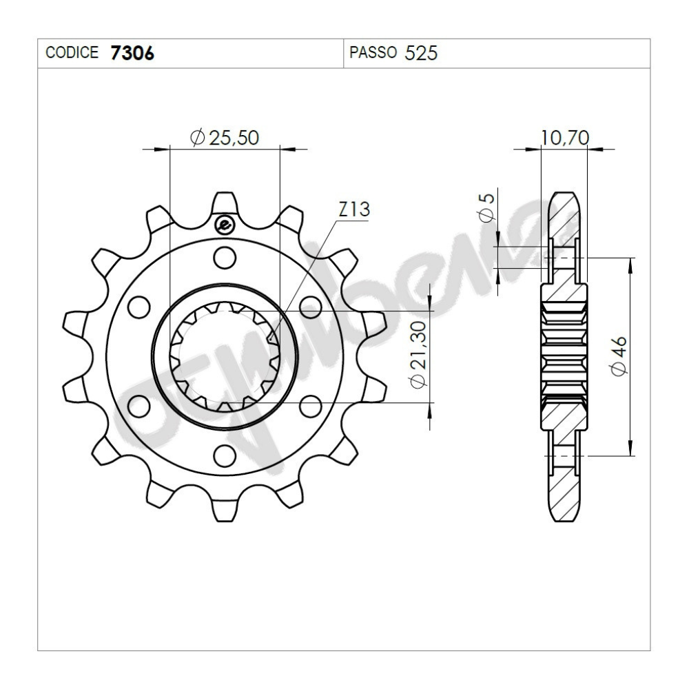 Kit Trasmissione Catena DID Benelli TRK 502 X 3
